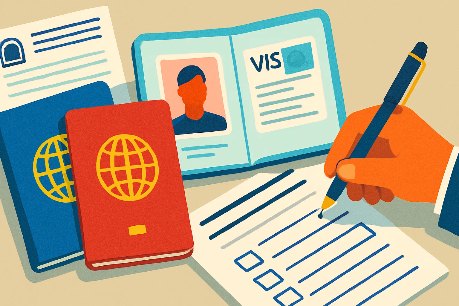 Documentação para vistos internacionais para brasileiros em 2026