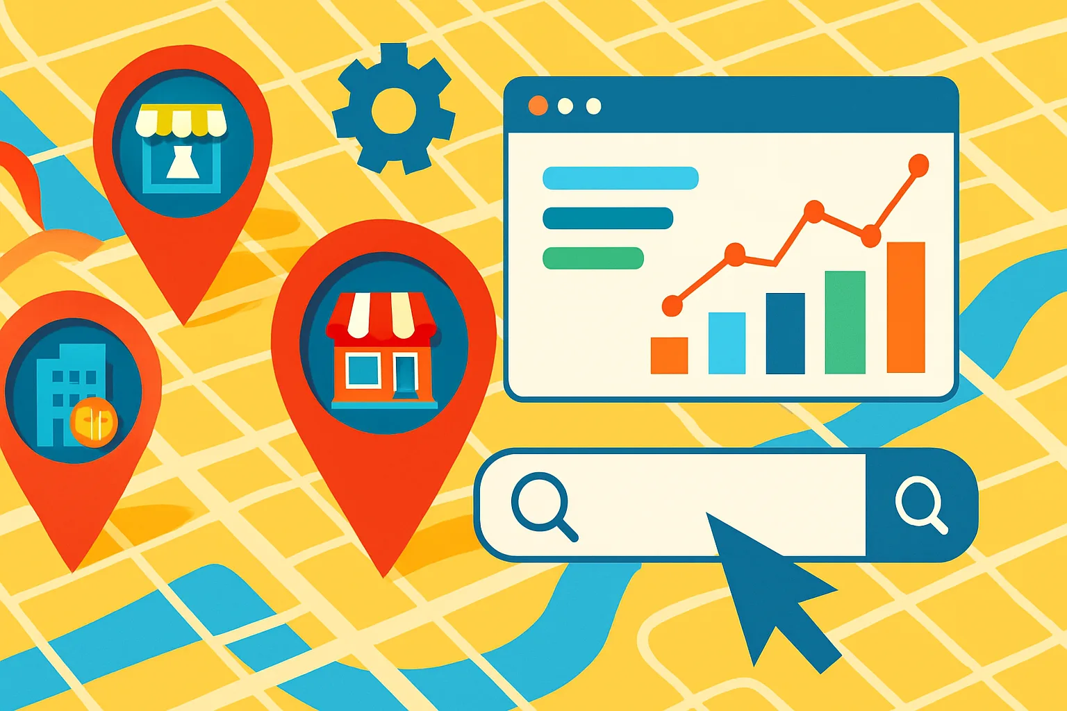 SEO local para PMEs em cidades pequenas e médias obtendo visibilidade no Google