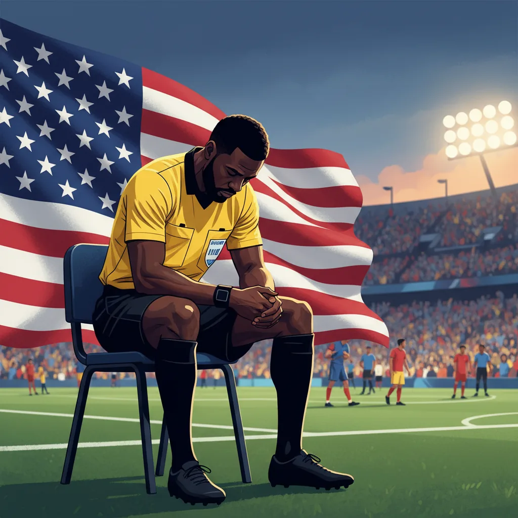 Árbitro africano de futebol com visto negado para a Copa do Mundo de 2026 nos Estados Unidos