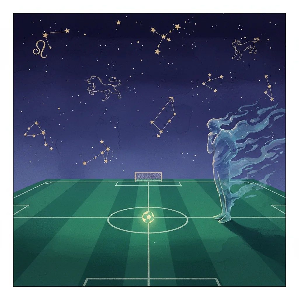 Análise da polêmica sobre o uso da astrologia na seleção francesa de futebol em 2006.