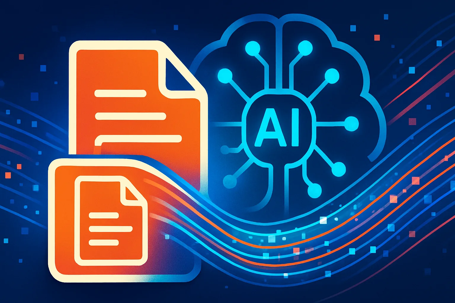 Ilustração de arquivo llms.txt ajudando a aparecer em inteligências artificiais