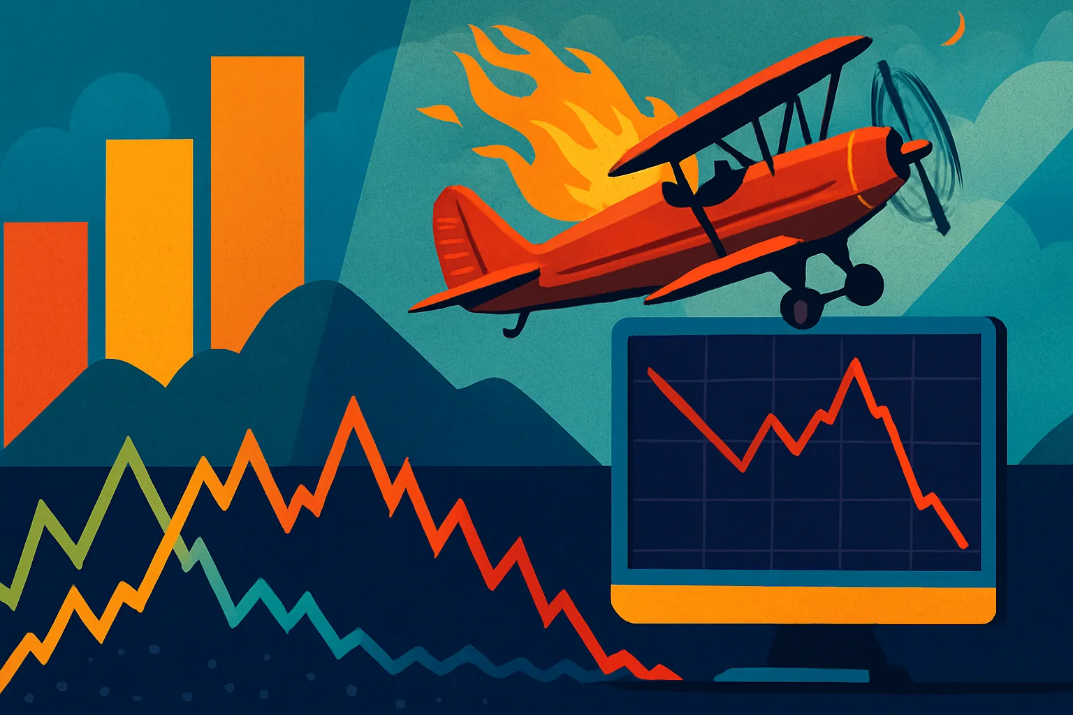 Histórico de multiplicadores no Aviator explicando independência e ausência de tendência