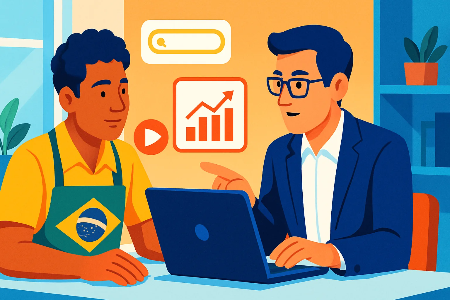 Escrever para donos de PMEs e profissionais de marketing no Brasil