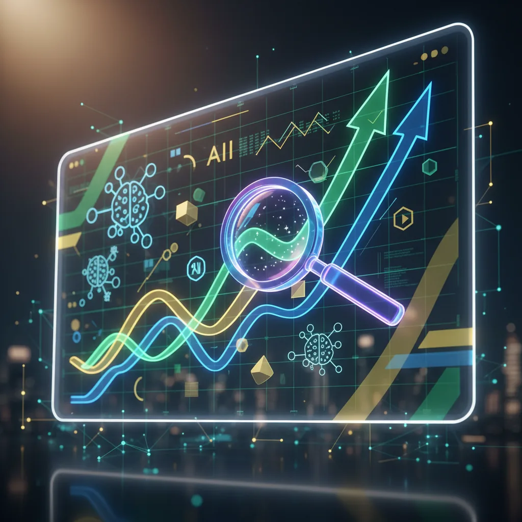Estrategista de marketing digital analisando gráficos de tráfego orgânico e tendências de busca em 2026 no Brasil.