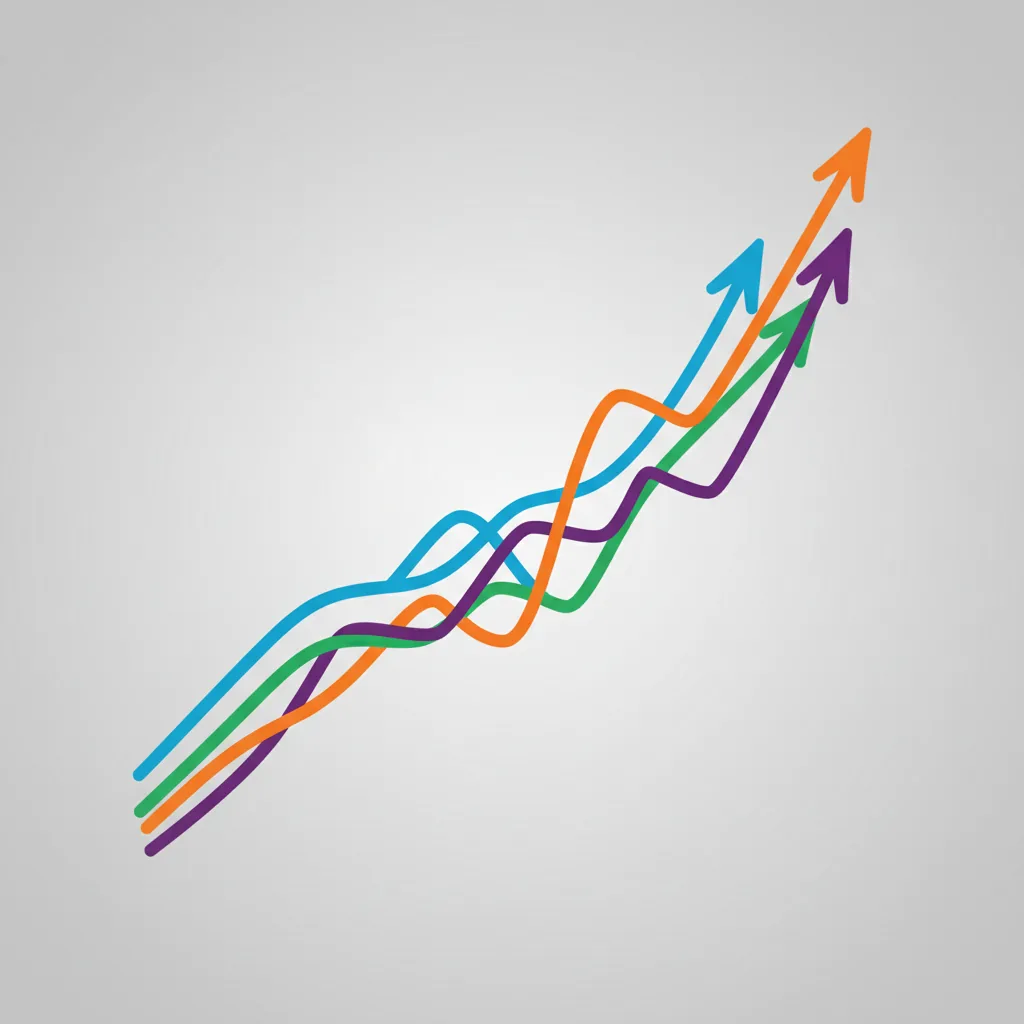 Gráfico ilustrando o crescimento de tráfego orgânico em cases de sucesso de PMEs, SaaS e e-commerce.