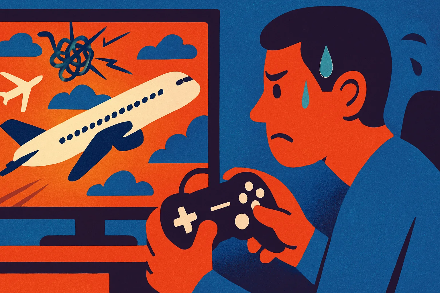 Ilustração abstrata sobre psicologia no Aviator destacando controle emocional e impulsividade