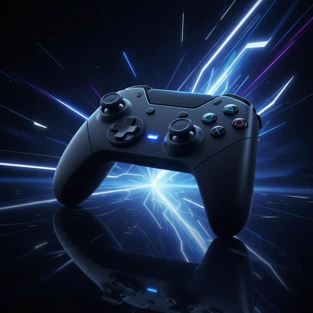 Controle de videogame em close-up, ilustrando a notícia sobre o resgate de título gratuito para PS4 e PS5.