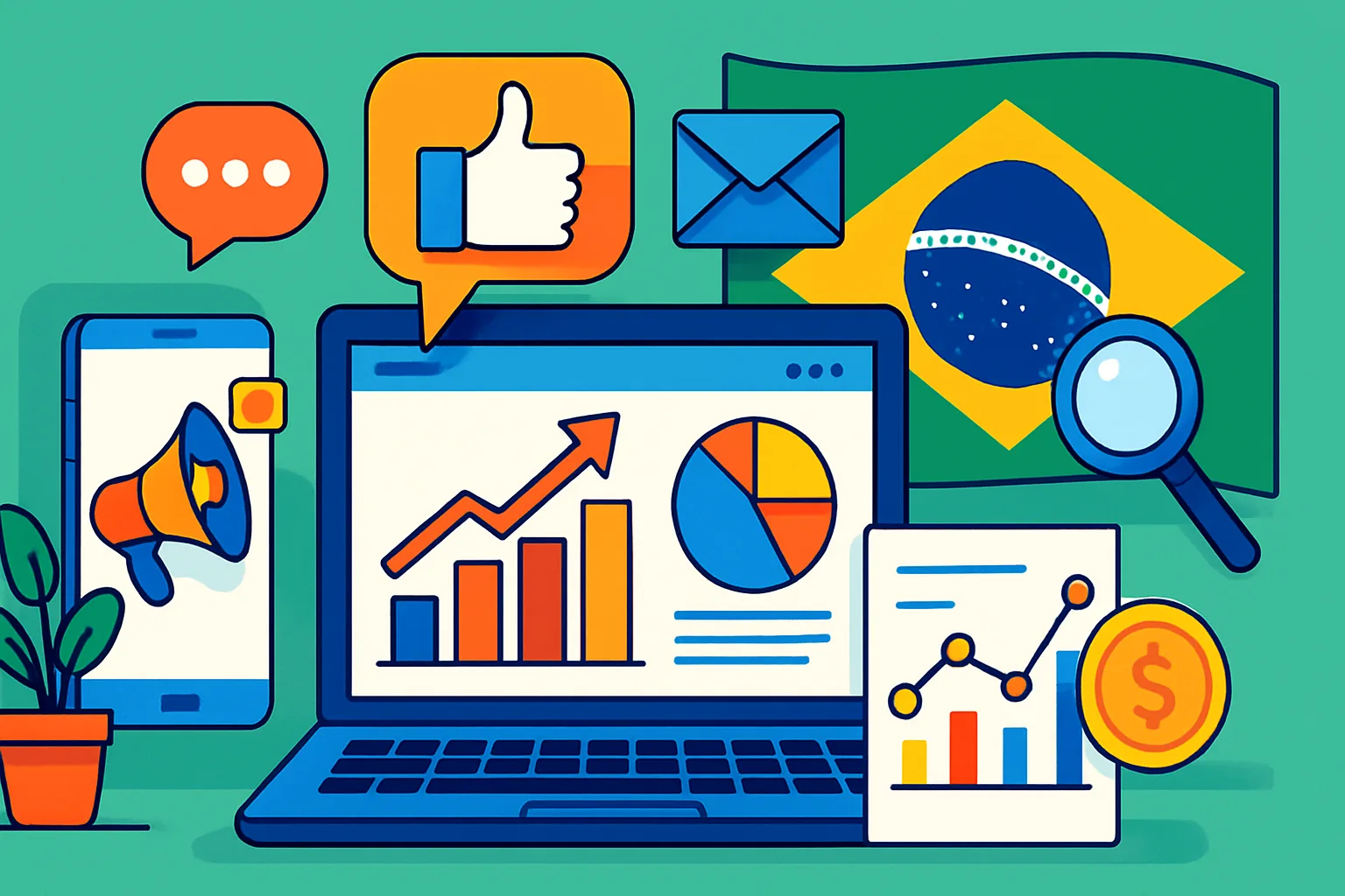 Estratégias de marketing digital para PMEs no Brasil em 2026