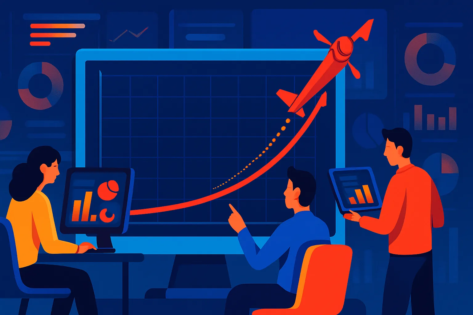 Pessoa analisando estatísticas do jogo Aviator em tela digital, plano Aviator em destaque.