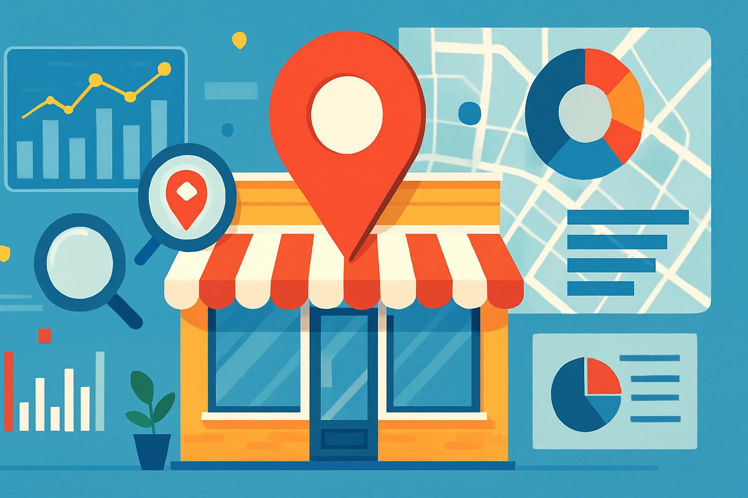 Dados estruturados para SEO local em PMEs destacando loja e mapa no Google