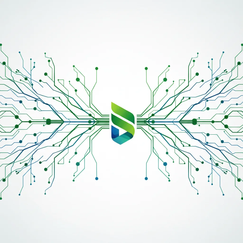 Detalhe de uma rede neural se conectando a uma empresa, ilustrando como fazer a IA recomendar sua empresa com GEO e AEO.