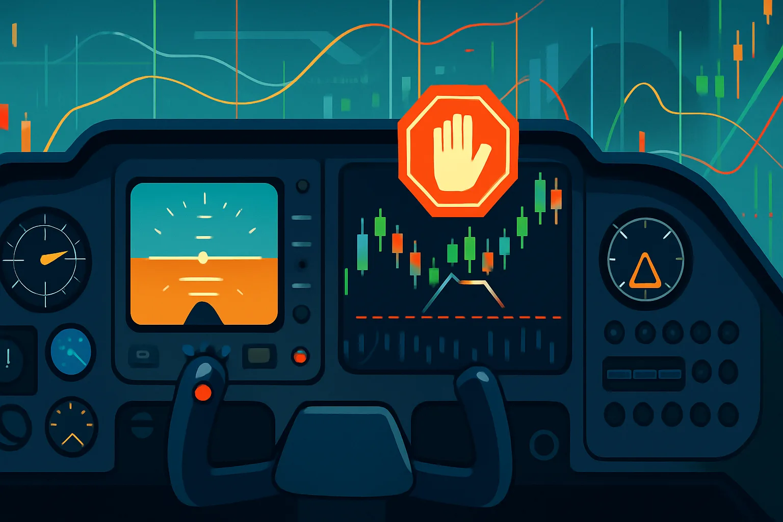 Ilustração sobre stop-loss no Aviator mostrando controle e proteção