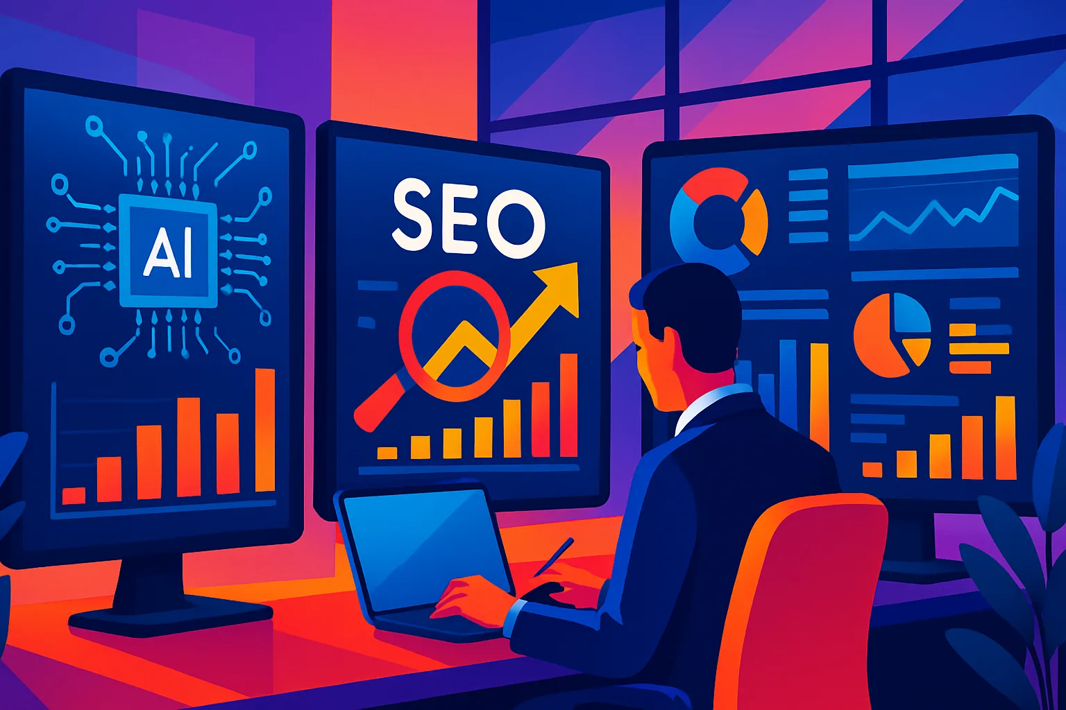 Radar SEO e IA atualizando estratégias de marketing digital 2026
