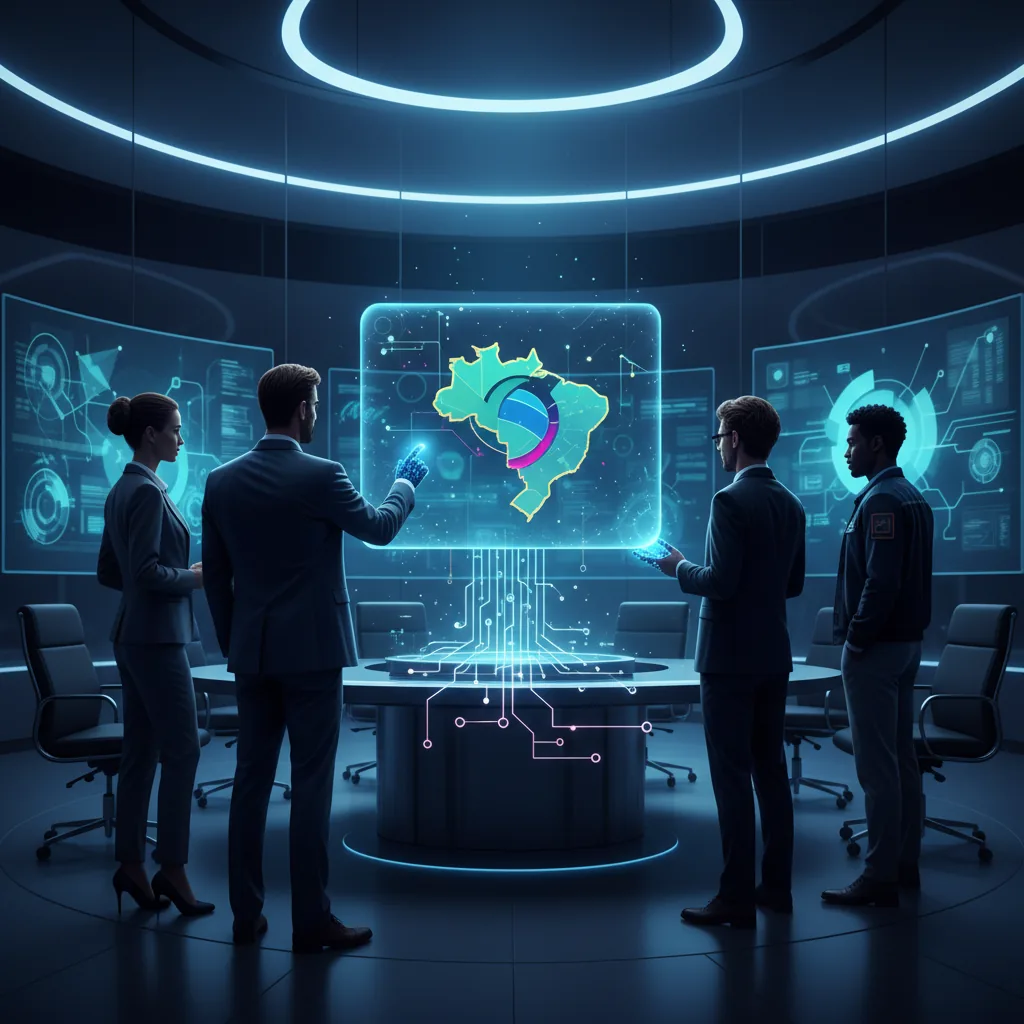 Inteligência artificial destacando uma empresa brasileira em 2026