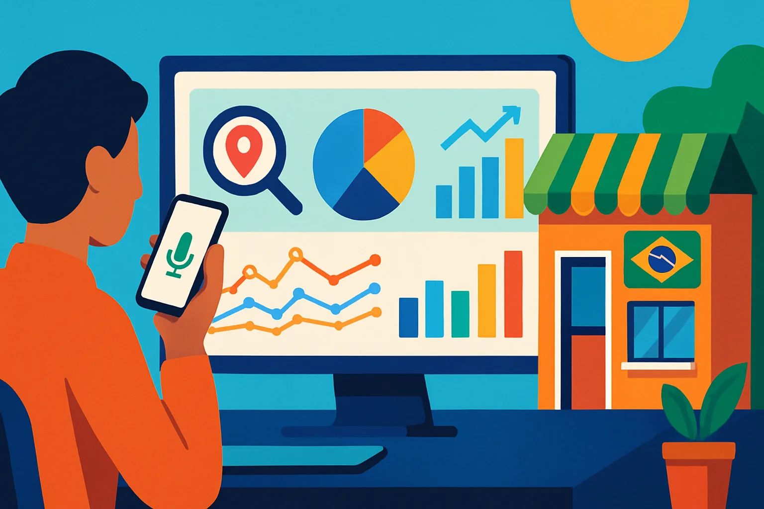 Auditoria de SEO GEO e AEO para otimização de buscas locais e por voz