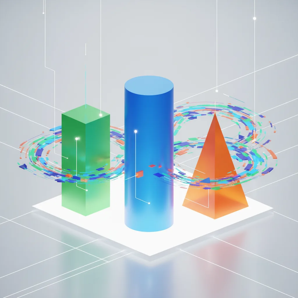 Ilustração conceitual dos três pilares do tráfego orgânico em 2026: SEO, GEO e AEO, integrados pela plataforma BlogAI.