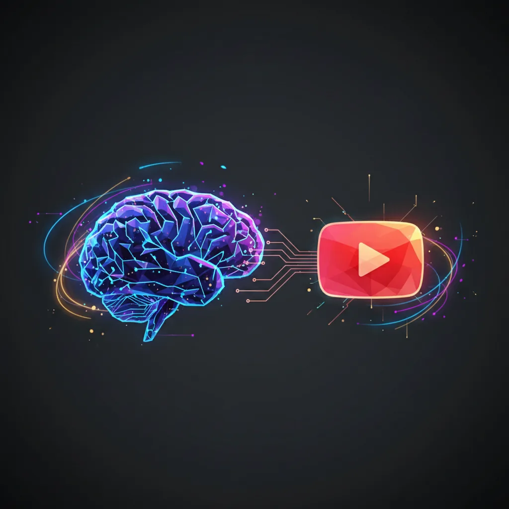 Detalhe das novas ferramentas de IA do YouTube para criadores, com foco em otimização de conteúdo.