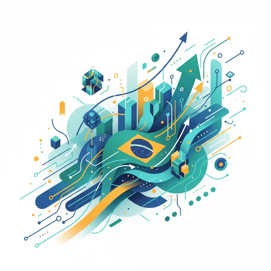 Gráfico ilustrando o crescimento de um case de tráfego orgânico para uma empresa de SaaS B2B.