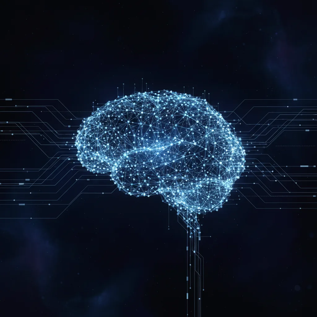 Fluxograma de dados interligados representando a automação da BlogAI com SEO, GEO e AEO para tráfego orgânico.