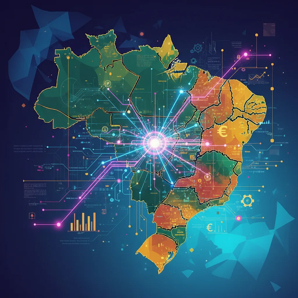 Conexão entre inteligência artificial e empresas brasileiras para AEO e GEO em 2026