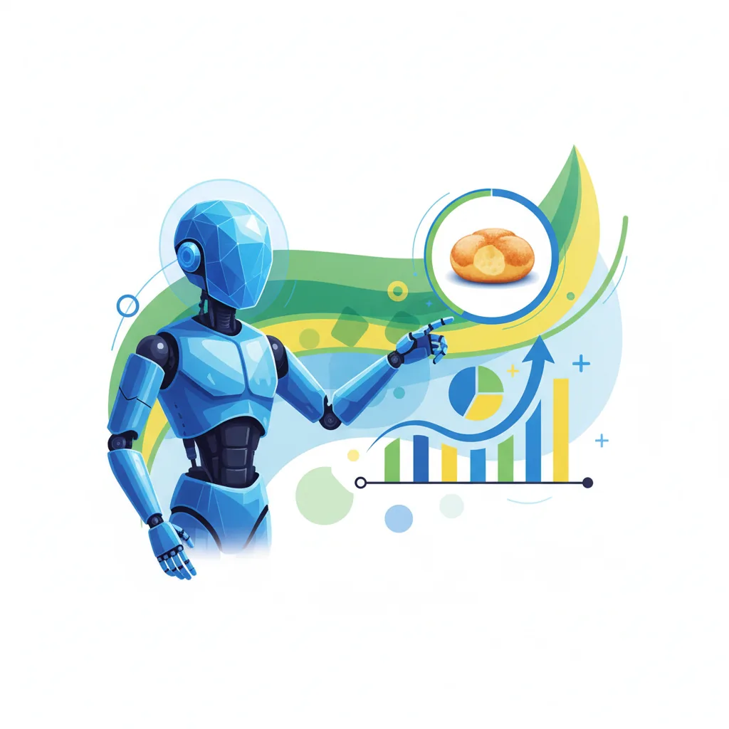 Inteligência Artificial recomendando a Padaria do Zé, um exemplo de negócio brasileiro