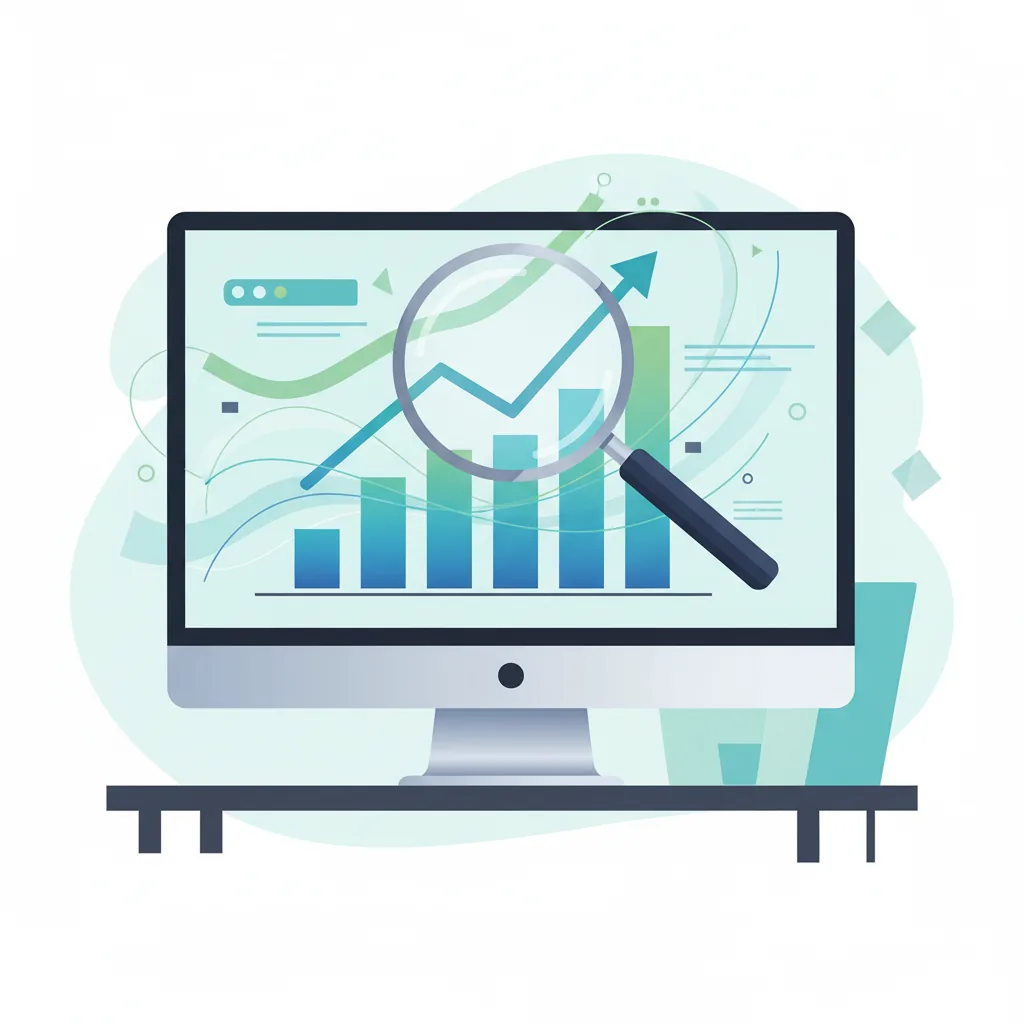 Gráfico de barras ascendente simbolizando o crescimento do tráfego de um site após a aplicação de técnicas de SEO para empresas.